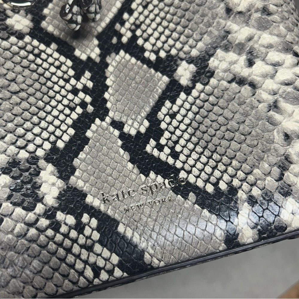 Kate Spade Eva Exotic Python Snakeskin Print Buck… - image 5
